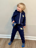 SSA Monogram Bella+Canvas Sponge Fleece Zip Hood