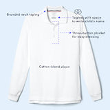 Youth Long Sleeve Pique Polo