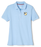 Girls' Short Sleeve Stretch Pique Polo