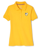 Girls' Short Sleeve Stretch Pique Polo