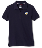 Girls' Short Sleeve Stretch Pique Polo