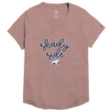 Whimsical Script League Tri-Flex Voop Tee