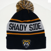 Bulldog Legacy Custom Knit Ribbed Cuff Beanie with Pom