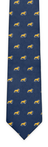 Bulldog Print Necktie