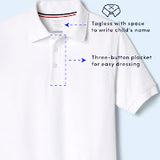 Youth Short Sleeve Pique Polo