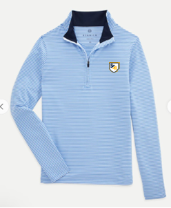 Striped Quarter Zip