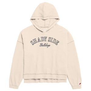 Block Lettered League Waffle Oversized Hood