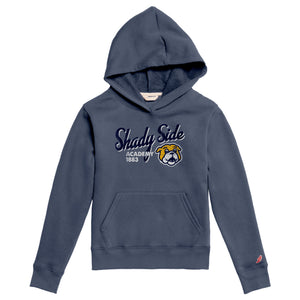 Throwback Style Blue the Bulldog League Youth Essential Hood