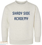 Shady Side Academy Lettered Rabbit Skins Toddler Fleece Crewneck
