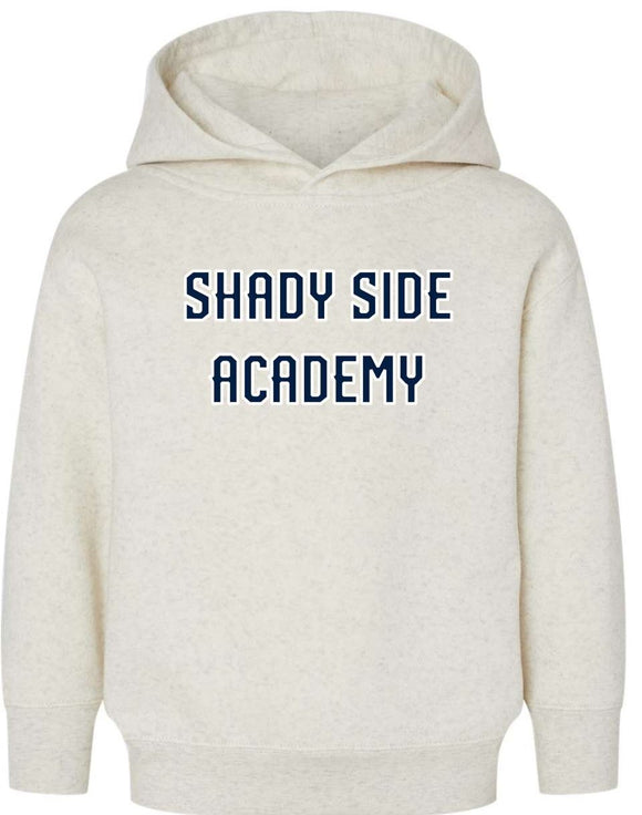Shady Side Academy Lettered Rabbit Skins Toddler Fleece Hoodie